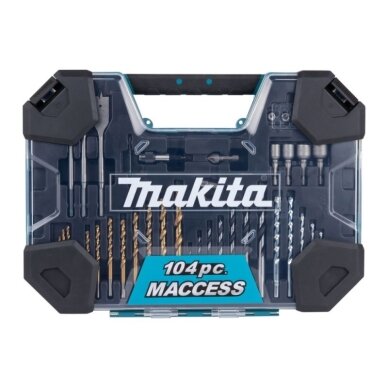 104 sukimo antgalių ir grąžtų rinkinys MAKITA MACCESS 3 104 sukimo antgalių ir grąžtų rinkinys MAKITA MACCESS 3