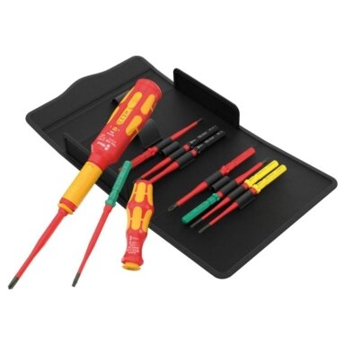 11 dalių atsuktuvų rinkinys elektrikams WERA Safe-Torque Speed Basic 1 11 dalių atsuktuvų rinkinys elektrikams WERA Safe-Torque Speed Basic 1