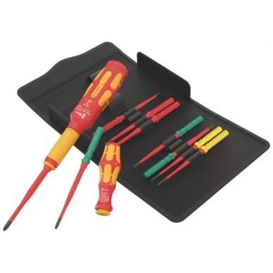 11 dalių atsuktuvų rinkinys elektrikams WERA Safe-Torque Speed Basic 2 11 dalių atsuktuvų rinkinys elektrikams WERA Safe-Torque Speed Basic 2