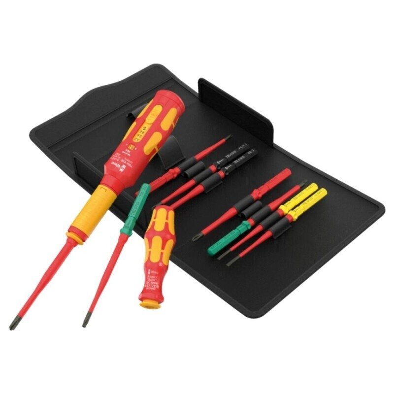 11 dalių atsuktuvų rinkinys elektrikams WERA Safe-Torque Speed Basic 1 11 dalių atsuktuvų rinkinys elektrikams WERA Safe-Torque Speed Basic 1