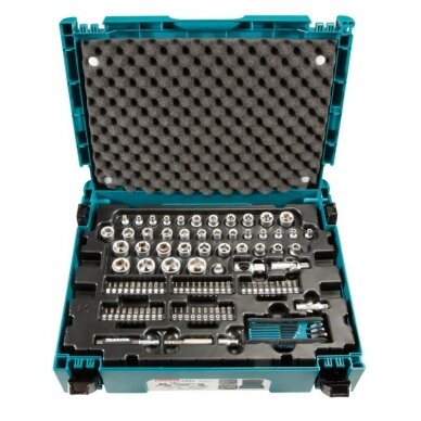 120 dalių rankinių įrankių rinkinys MAKPAC lagamine E-08713 1