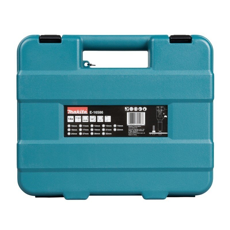 1/2" smūginių sukimo galvučių rinkinys MAKITA E-16586, 14vnt. 3 1/2" smūginių sukimo galvučių rinkinys MAKITA E-16586, 14vnt. 3