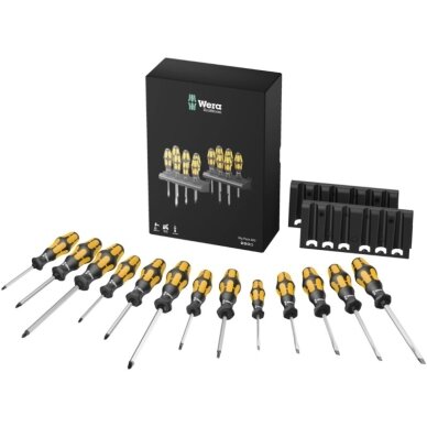 13 dalių atsuktuvų rinkinys WERA Kraftform 900 1
