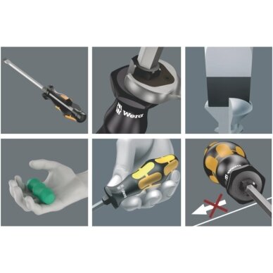 13 dalių atsuktuvų rinkinys WERA Kraftform 900 2