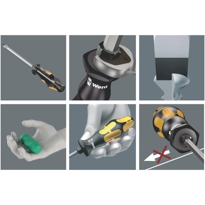 13 dalių atsuktuvų rinkinys WERA Kraftform 900 2