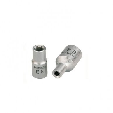 1/4" Galvutė TORX PROXXON E4 1/4" Galvutė TORX PROXXON E4