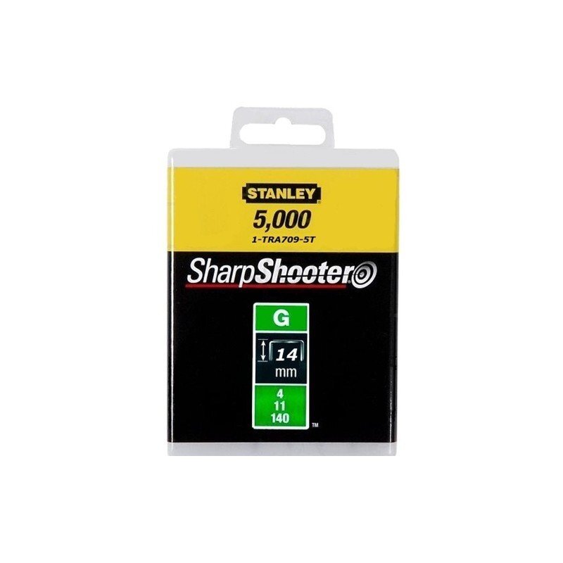 140 G tipo kab. „STANLEY" 5000 vnt. 10 mm 140 G tipo kab. „STANLEY" 5000 vnt. 10 mm