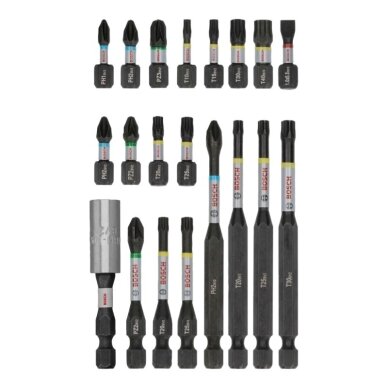 20 dalių smūginių antgalių rinkinys BOSCH PRO 3 20 dalių smūginių antgalių rinkinys BOSCH PRO 3