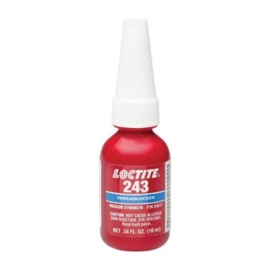 243 sriegių fiksatorius vidutinio tvirtumo LOCTITE 10ml 243 sriegių fiksatorius vidutinio tvirtumo LOCTITE 10ml