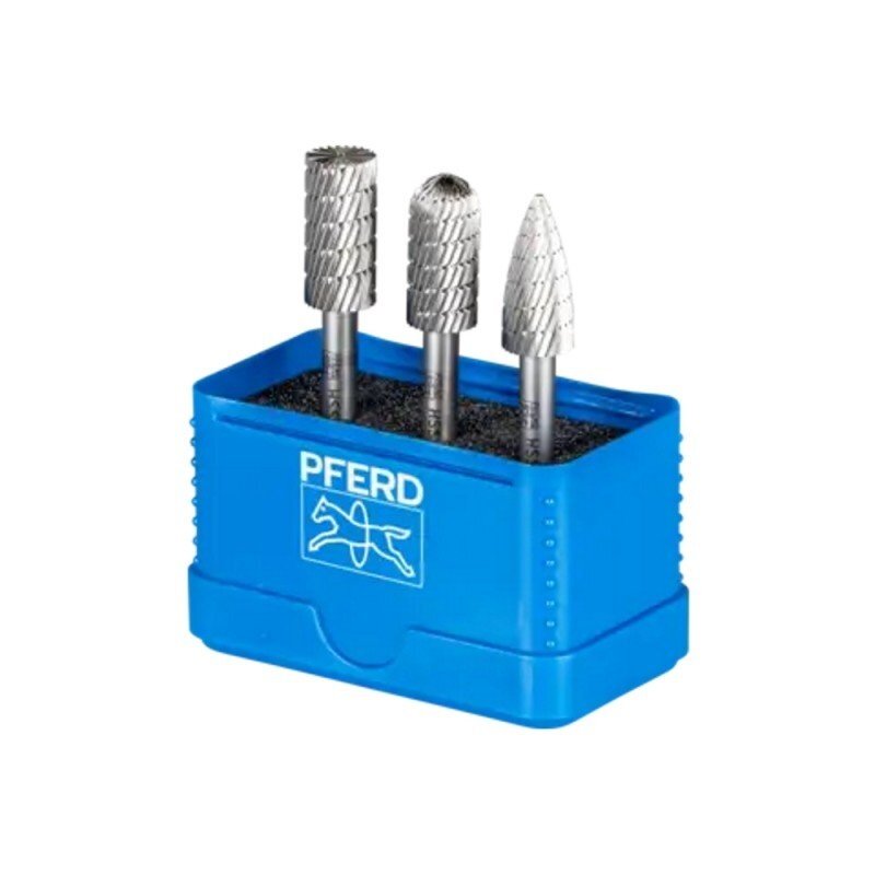3 dalių frezų rinkinys PFERD 86 C3 HSS 12mm 3 dalių frezų rinkinys PFERD 86 C3 HSS 12mm