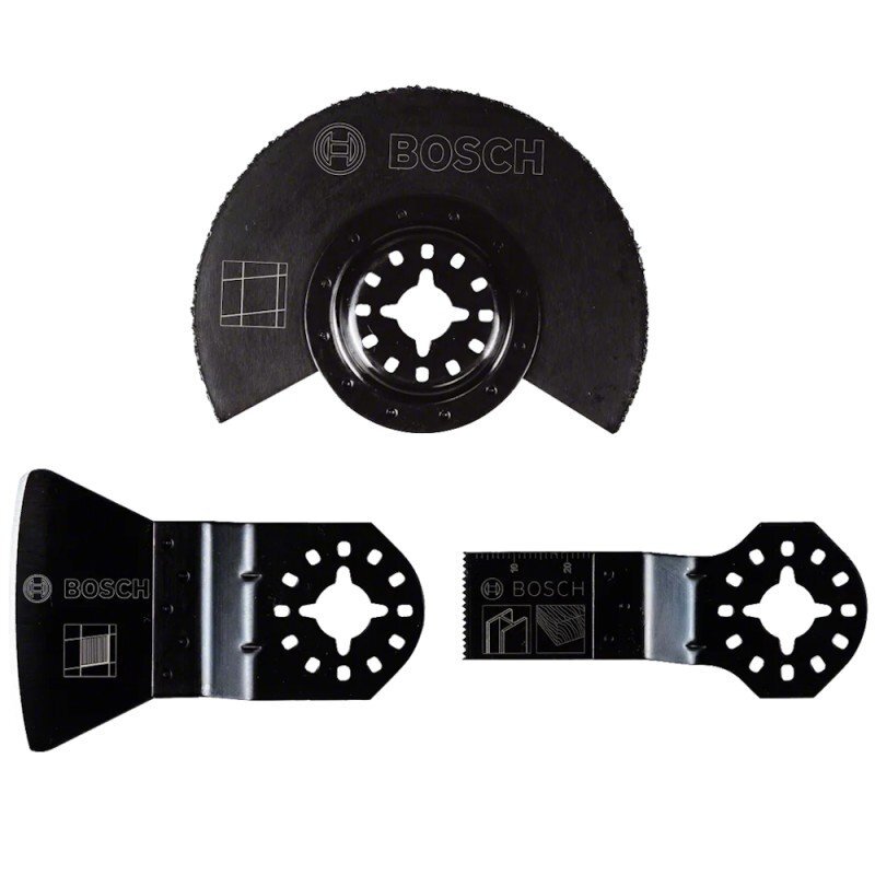 3 dalių rinkinys plytelių renovavimo darbams BOSCH Starlock 3 dalių rinkinys plytelių renovavimo darbams BOSCH Starlock