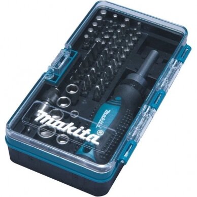 47 dalių sukimo antgalių rinkinys MAKITA B-36170 1 47 dalių sukimo antgalių rinkinys MAKITA B-36170 1