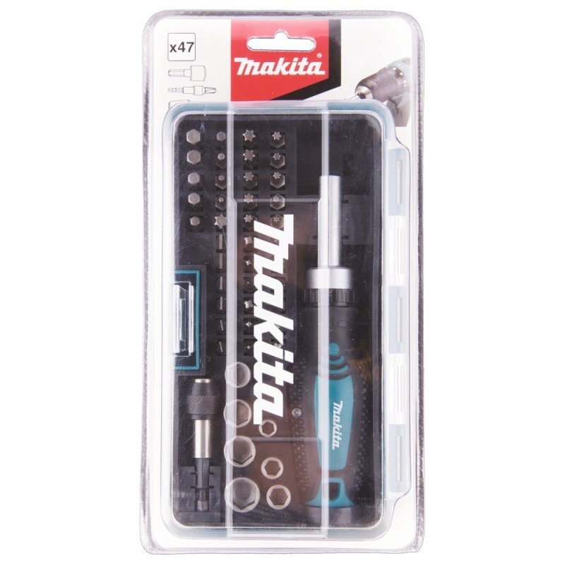 47 dalių sukimo antgalių rinkinys MAKITA B-36170 2 47 dalių sukimo antgalių rinkinys MAKITA B-36170 2