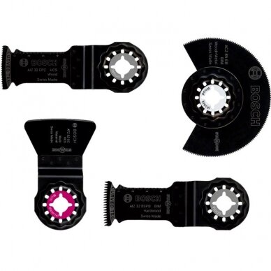 4 dalių rinkinys grindų ir montavimo darbams BOSCH Starlock 4 dalių rinkinys grindų ir montavimo darbams BOSCH Starlock