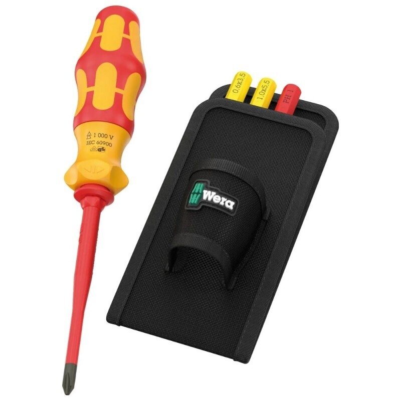 5 dalių atsuktuvų rinkinys elektrikams WERA KK VDE GO RA 2 5 dalių atsuktuvų rinkinys elektrikams WERA KK VDE GO RA 2