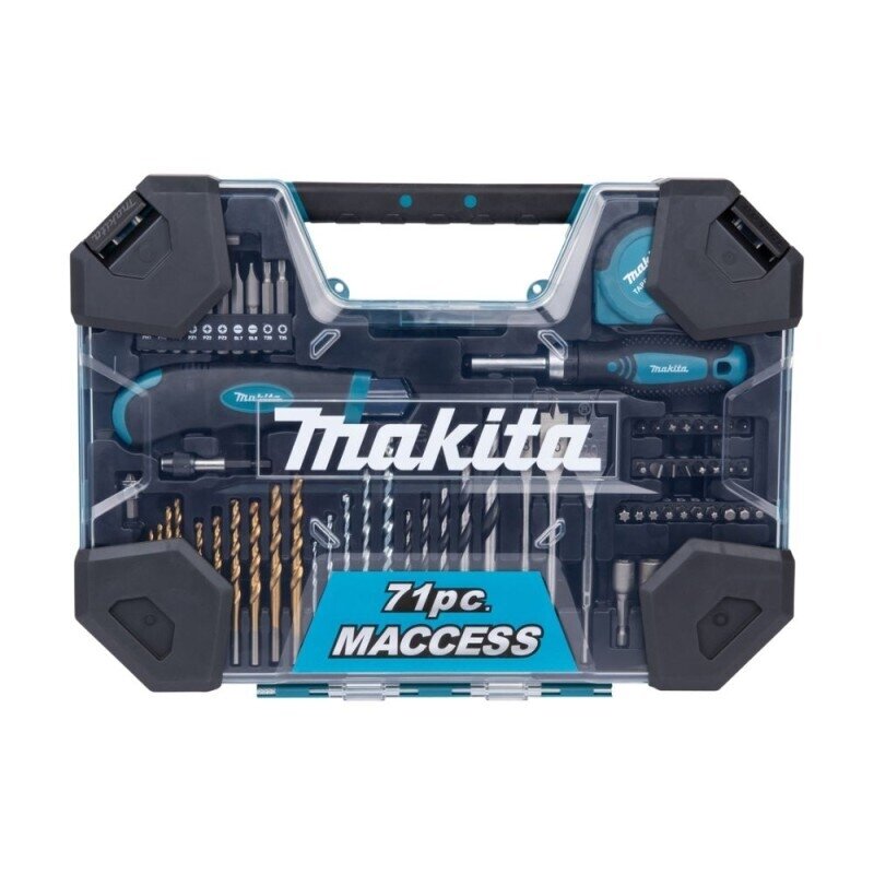 71 dalies sukimo antgalių ir grąžtų rinkinys MAKITA MACCESS 2