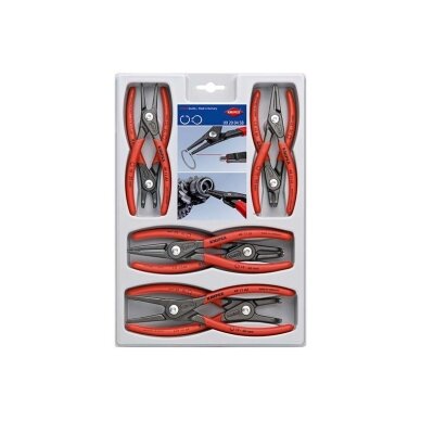8 dalių replių rinkinys fiksavimo žiedams KNIPEX 002004SB 8 dalių replių rinkinys fiksavimo žiedams KNIPEX 002004SB