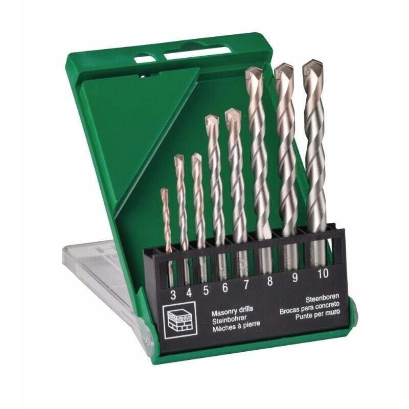 8 dalių betono grąžtų rinkinys HiKOKI 8 dalių betono grąžtų rinkinys HiKOKI
