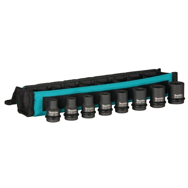 8 dalių smūginių sukimo galvų rinkinys MAKITA 1/2" E-02989 8 dalių smūginių sukimo galvų rinkinys MAKITA 1/2" E-02989