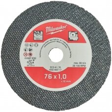 Abrazyvinis pjovimo diskas Milwaukee SCS41/76 76x10mm (5vnt)