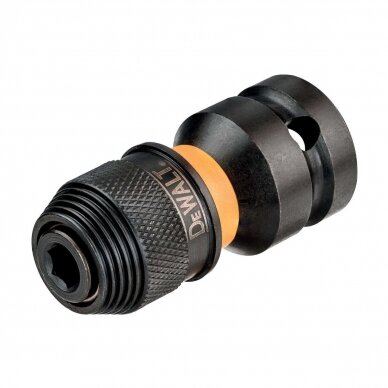Adapteris 1/2" kvadratinis - 1/4" šešiakampis, DeWALT Adapteris 1/2" kvadratinis - 1/4" šešiakampis, DeWALT