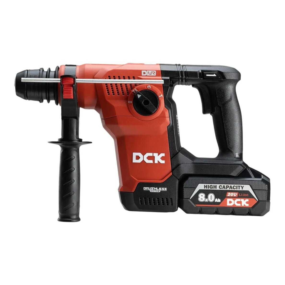 Akumuliatorinis bešepetėlinis perforatorius SDS+, 3,6J, 20V, KRH20V-28R2K, DCK (2x8,0Ah akumuliatorius, įkroviklis) Akumuliatorinis bešepetėlinis perforatorius SDS+, 3,6J, 20V, KRH20V-28R2K, DCK (2x8,0Ah akumuliatorius, įkroviklis)