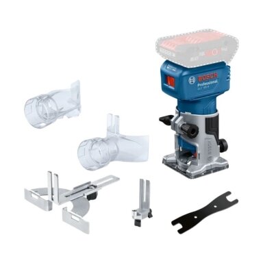 Akumuliatorinis frezeris BOSCH GLF 18V-8 Solo, LB Akumuliatorinis frezeris BOSCH GLF 18V-8 Solo, LB