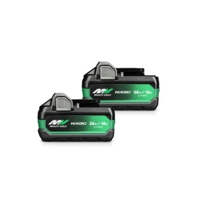 Akumuliatoriai HiKOKI Multi Volt BSL36A18X 36V/18V 2x2,5Ah/5,0Ah Akumuliatoriai HiKOKI Multi Volt BSL36A18X 36V/18V 2x2,5Ah/5,0Ah