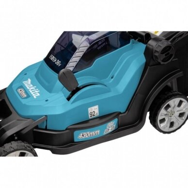 Akumuliatorinė vejapjovė MAKITA DLM432Z 9