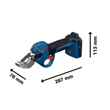 Akumuliatorinės vamzdžių žirklės BOSCH GPC18V-32P Solo CT 8
