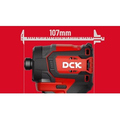 Akumuliatorinis bešepetėlinis smūginis suktukas 20V, KDPL208Z, DCK (be baterijos ir įkroviklio) 1 Akumuliatorinis bešepetėlinis smūginis suktukas 20V, KDPL208Z, DCK (be baterijos ir įkroviklio) 1