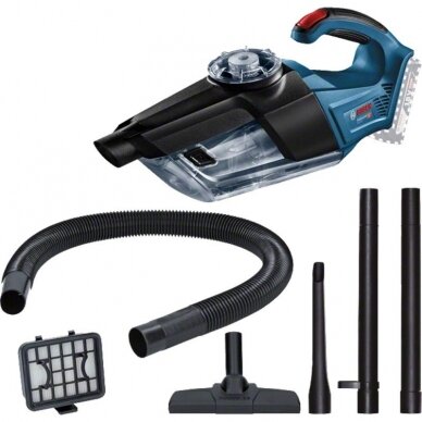 Akumuliatorinis dulkių siurblys BOSCH GAS 18V-1 Solo Akumuliatorinis dulkių siurblys BOSCH GAS 18V-1 Solo