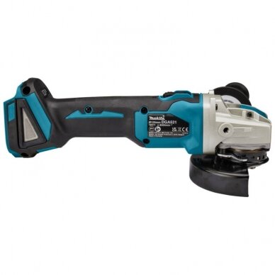 Akumuliatorinis kampinis šlifuoklis X-Lock MAKITA DGA521ZX1 1 Akumuliatorinis kampinis šlifuoklis X-Lock MAKITA DGA521ZX1 1