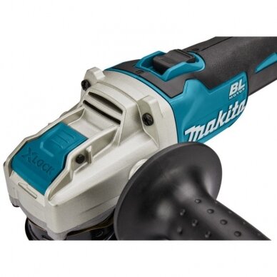 Akumuliatorinis kampinis šlifuoklis X-Lock MAKITA DGA521ZX1 2