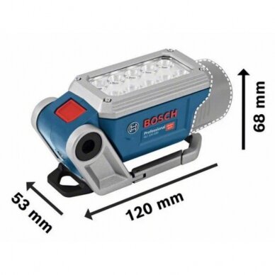 Akumuliatorinis LED prožektorius BOSCH GLI 12V-330 Solo 1 Akumuliatorinis LED prožektorius BOSCH GLI 12V-330 Solo 1