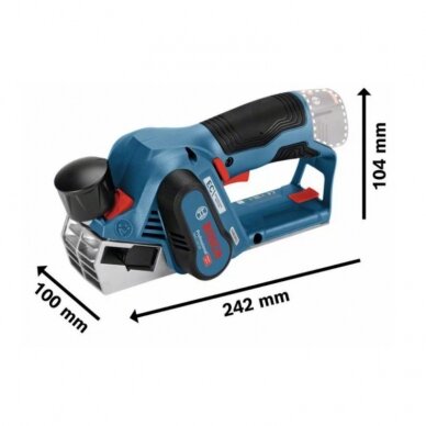 Akumuliatorinis oblius BOSCH GHO 12V-20 1 Akumuliatorinis oblius BOSCH GHO 12V-20 1