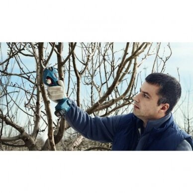 Akumuliatorinis sekatorius BOSCH Pro Pruner 12V 2x3Ah 1 Akumuliatorinis sekatorius BOSCH Pro Pruner 12V 2x3Ah 1