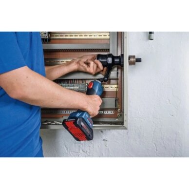 Akumuliatorinis skylių išmušėjas BOSCH GLH 18V-60 Solo XL LB 5 Akumuliatorinis skylių išmušėjas BOSCH GLH 18V-60 Solo XL LB 5