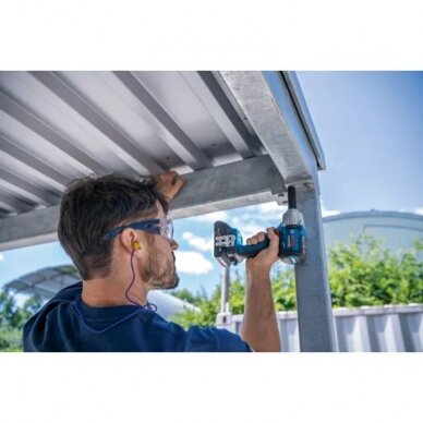 Akumuliatorinis smūginis veržliasukis BOSCH GDS 18V-450 HC 2x5,0Ah 4