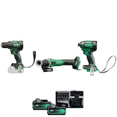 Akumuliatorinių įrankių rinkinys HiKOKI KC18MV005+ Akumuliatorinių įrankių rinkinys HiKOKI KC18MV005+