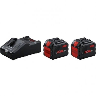 Akumuliatorių ir įkroviklio komplektas BOSCH 18V 12,0Ah+GAL 18V-160 Akumuliatorių ir įkroviklio komplektas BOSCH 18V 12,0Ah+GAL 18V-160