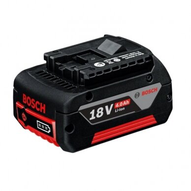 Akumuliatorius BOSCH GBA 18V 4,0Ah Akumuliatorius BOSCH GBA 18V 4,0Ah
