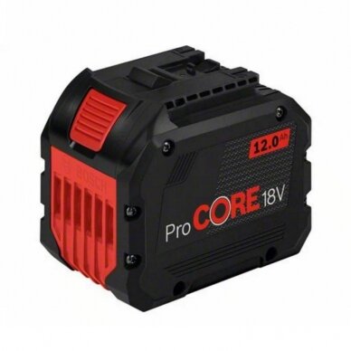 Akumuliatorius BOSCH GBA ProCORE 18V 12,0Ah 1 Akumuliatorius BOSCH GBA ProCORE 18V 12,0Ah 1