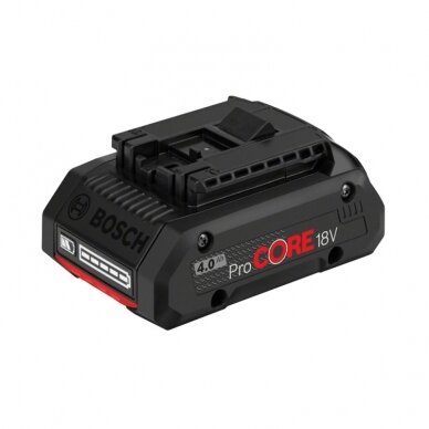 Akumuliatorius BOSCH GBA ProCORE 18V 4,0Ah Akumuliatorius BOSCH GBA ProCORE 18V 4,0Ah