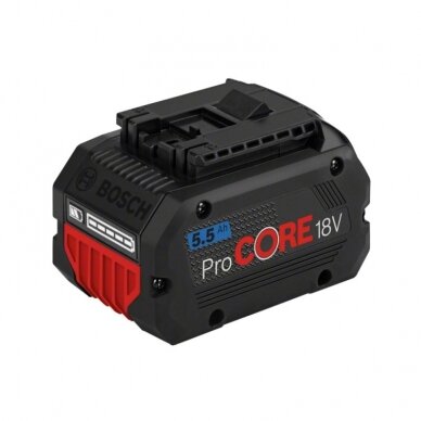 Akumuliatorius BOSCH GBA ProCORE 18V 5,5Ah Akumuliatorius BOSCH GBA ProCORE 18V 5,5Ah