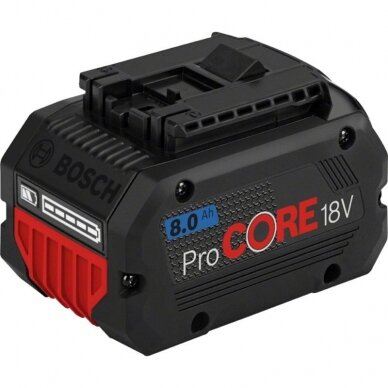 Akumuliatorius BOSCH GBA ProCORE 18V 8,0Ah Akumuliatorius BOSCH GBA ProCORE 18V 8,0Ah