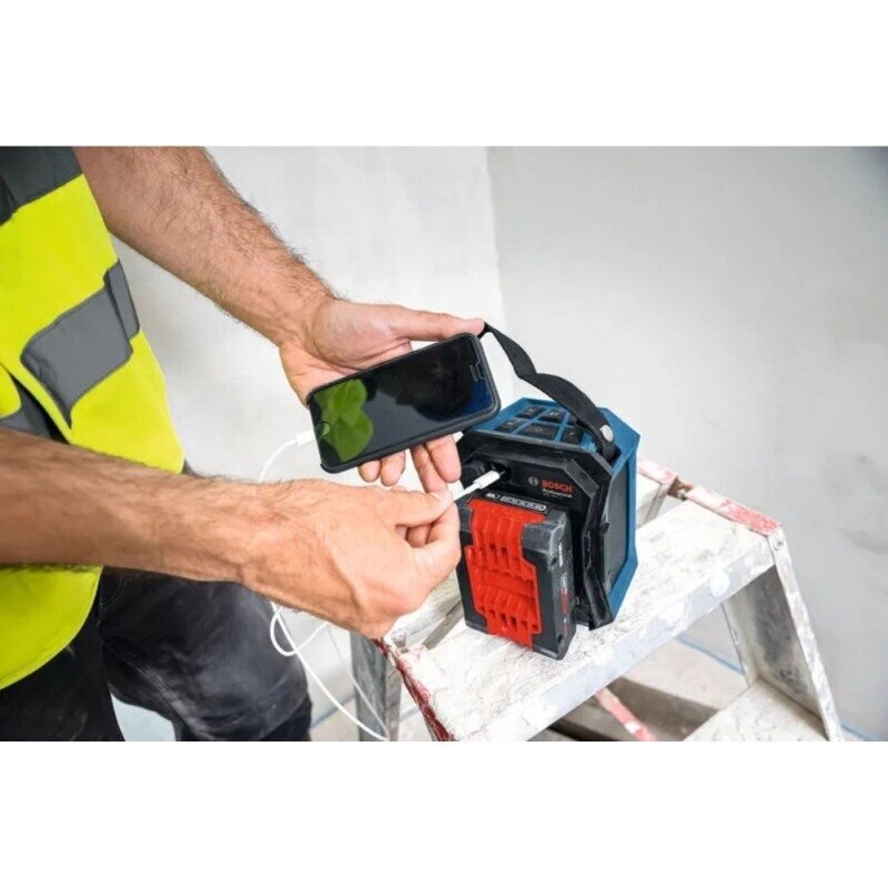 Akumuliatorinė garso kolonėlė su bluetooth BOSCH GPB 18V-1C C Solo 1 Akumuliatorinė garso kolonėlė su bluetooth BOSCH GPB 18V-1C C Solo 1
