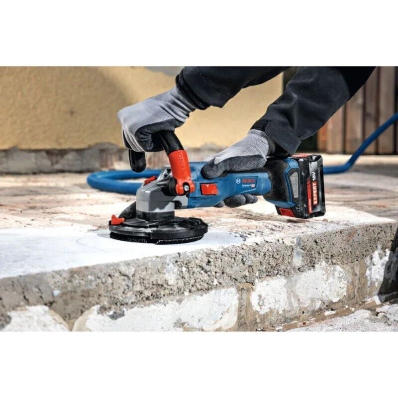 Akumuliatorinis betono šlifuoklis BOSCH GBR 18V-15 S Solo LB 2 Akumuliatorinis betono šlifuoklis BOSCH GBR 18V-15 S Solo LB 2