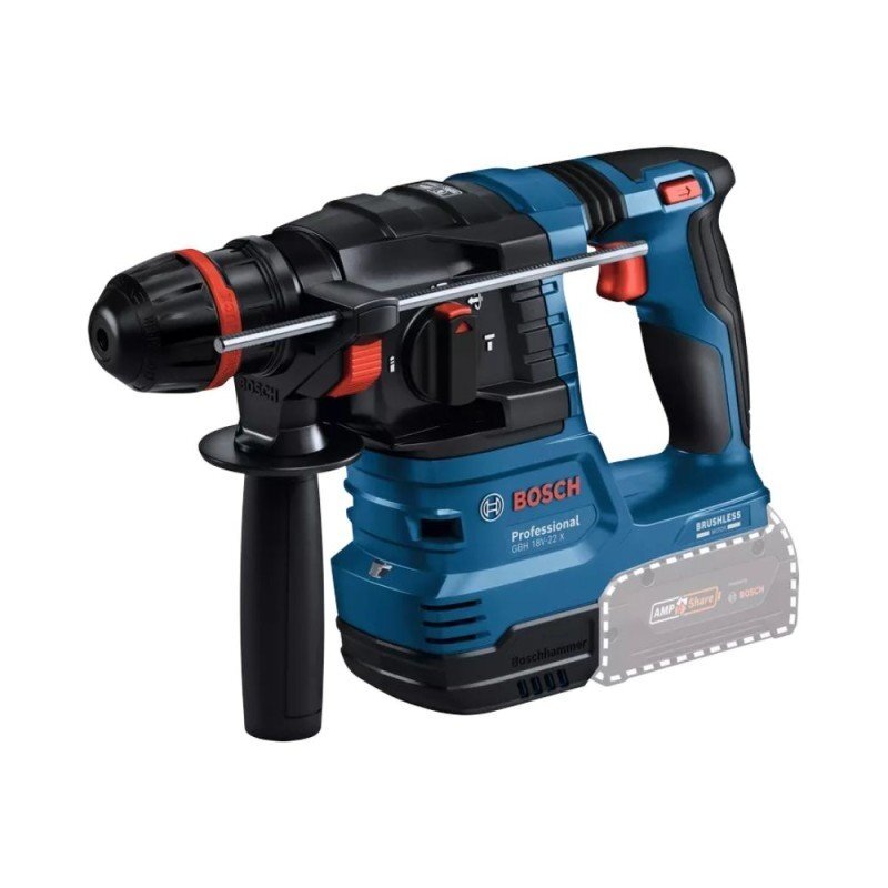 Akumuliatorinis perforatorius BOSCH GBH 18V-22 X Solo CT