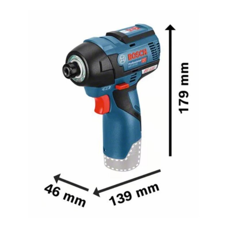 Akumuliatorinis smūginis suktuvas BOSCH GDR 12V-110 Solo 1 Akumuliatorinis smūginis suktuvas BOSCH GDR 12V-110 Solo 1